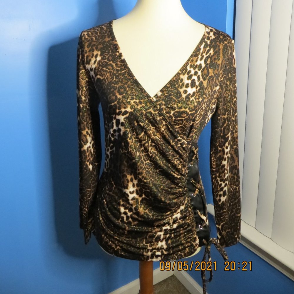 Women's Leopard Print Top